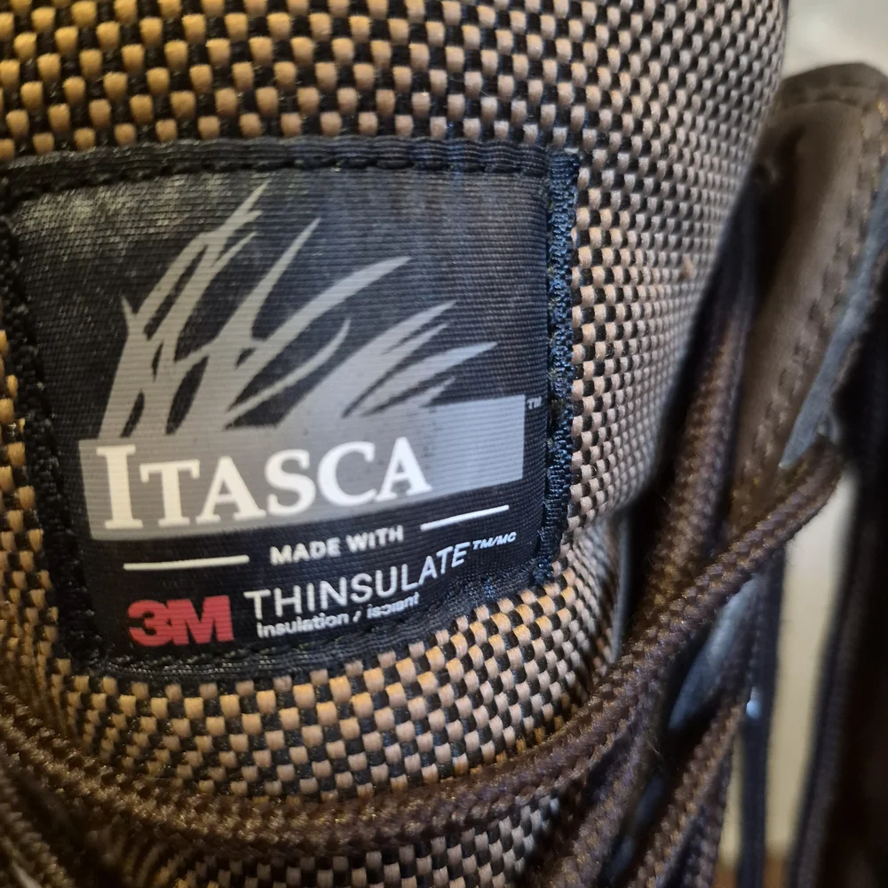 Itasca Brown and Black Waterproof Men's Duck Boots Size 14